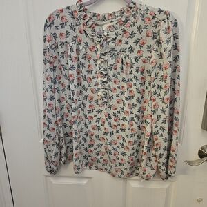 LOFT Floral Print Women's Top